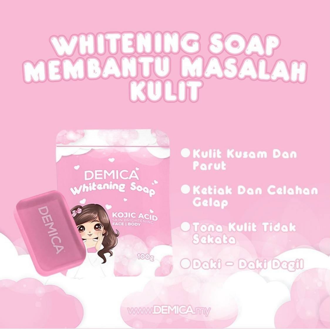 Demica Whitening Soap - Image 3